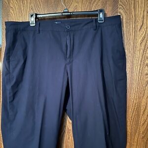 Chaps Navy pants, 98% cotton, 2% spandex. Size 20W.